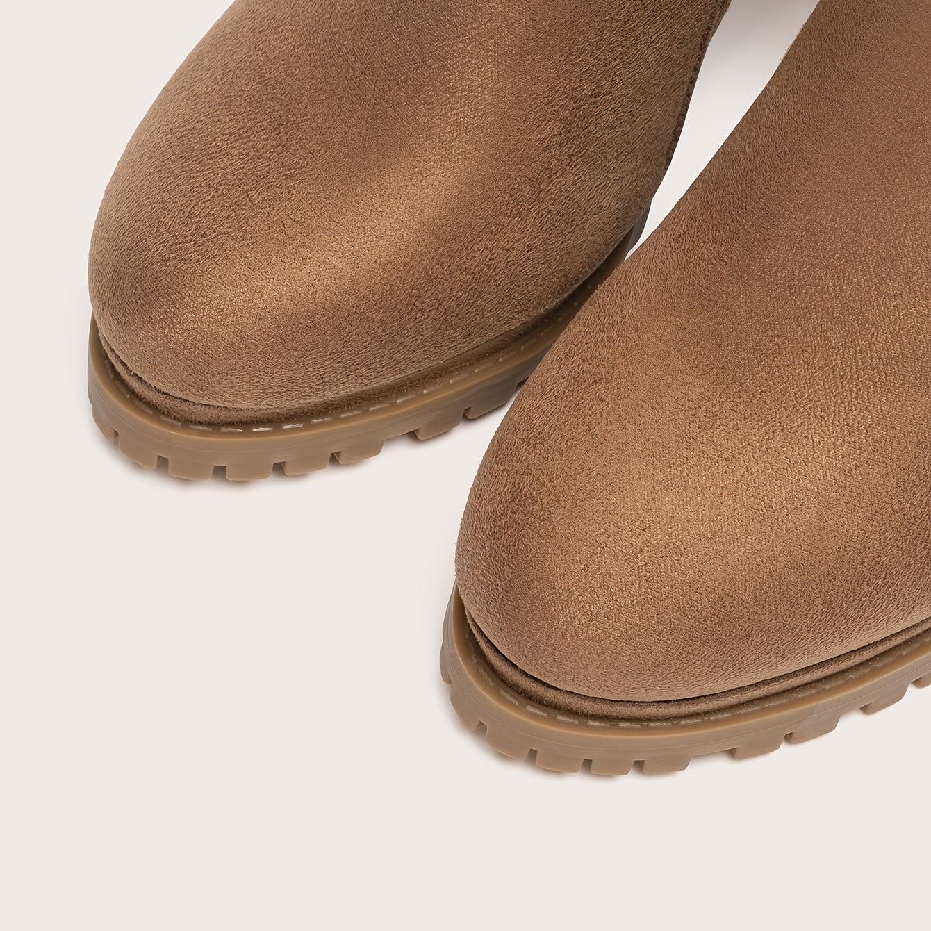 Women's Leather Pointed Toe Short Boots Side Zipper Chunky Heel