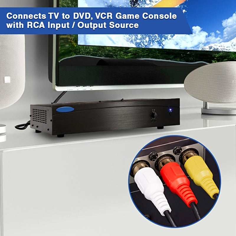 3RCA to 3RCA AV Cable 1.5m All-Copper Video and Audio Connection for TV DVD Set-Top Box