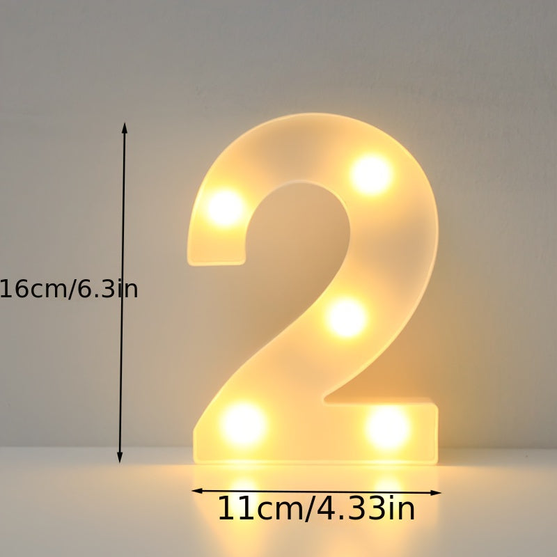 LED Alphabet Letter Lights for Home Decor Wedding Birthday Christmas Party