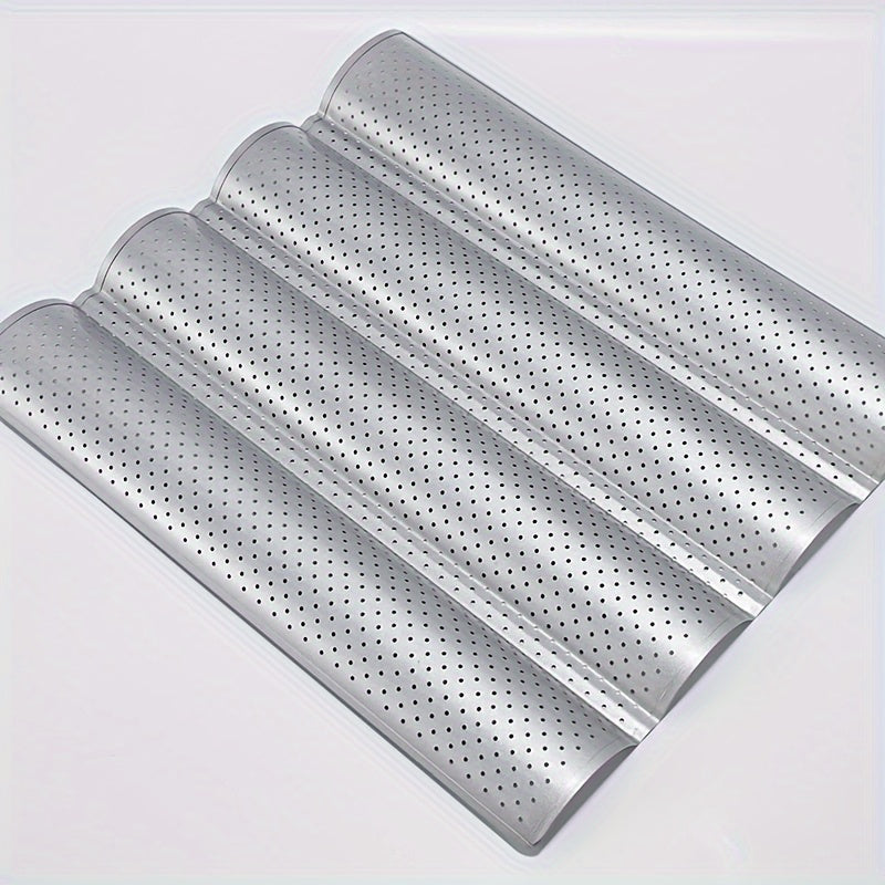 Baguette Baking Pan Non-Stick Mesh Mold 2 3 or 4 Slot Options