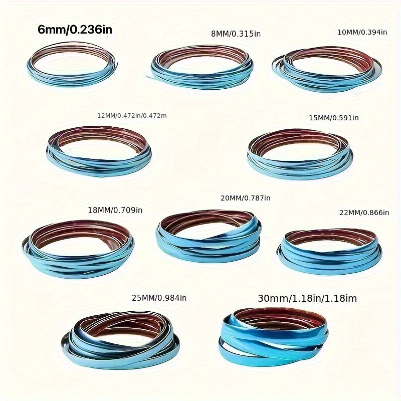 Car Exterior Chrome Plated Body Strip Bumper Door Trim 3m/118in Silver Protector