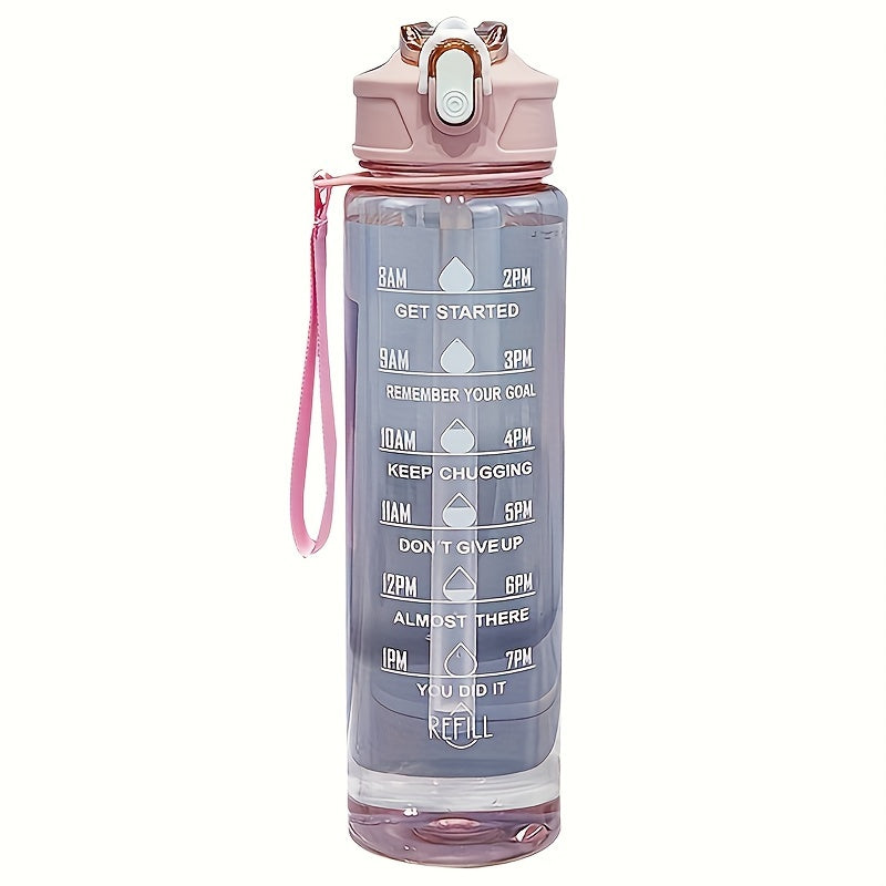 Gradient Design Sports Water Bottle Leakproof Large Capacity for Outdoor and Daily Use