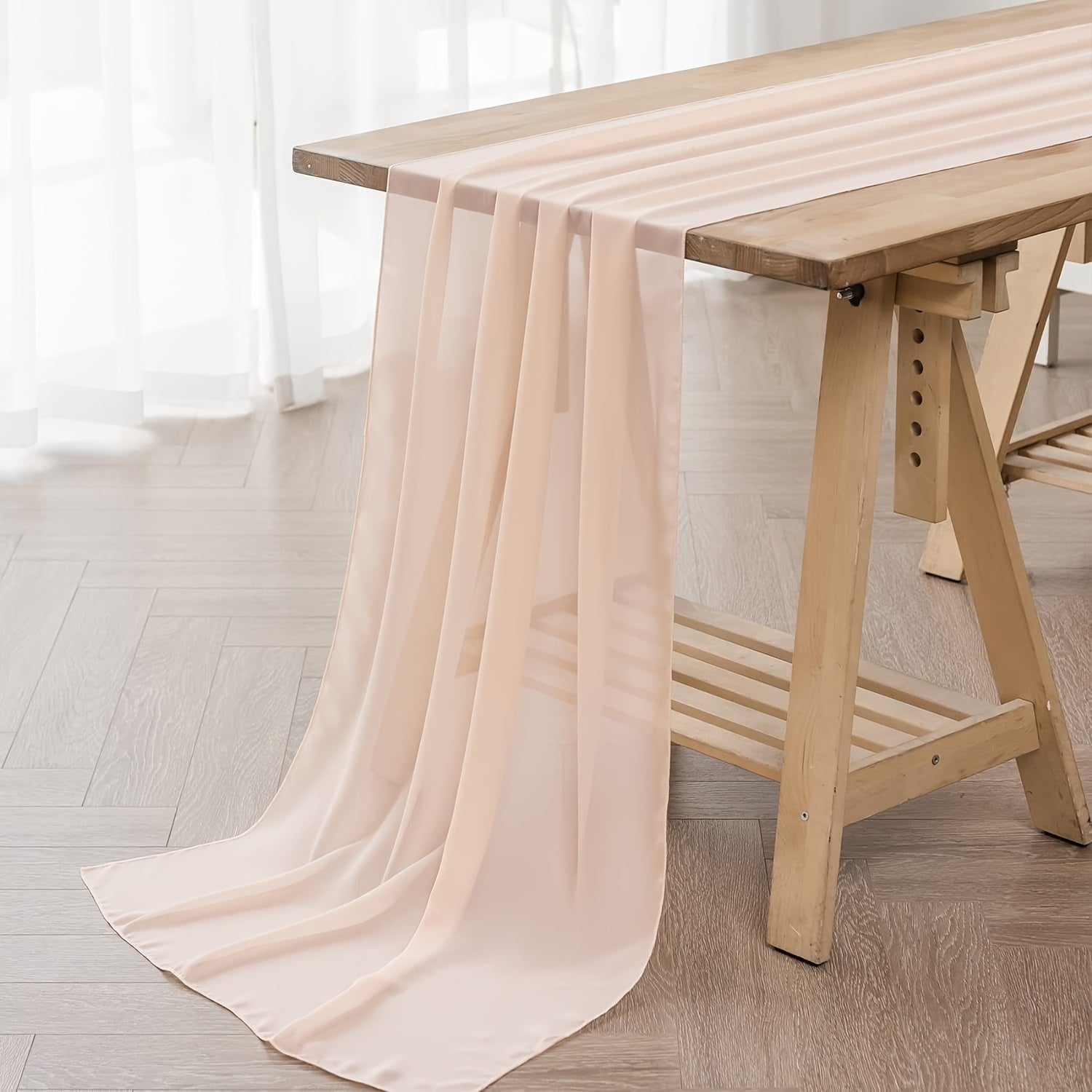 Chiffon Table Runner for Weddings Parties Banquets and Gifts