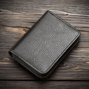 Cartera impermeable con bloqueo RFID para pasaportes, tarjetas y efectivo para hombres y mujeres