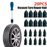 Universal Tire Repair Kit 20pcs Rubber Nails with Tool for Cars Motorcycles Trucks