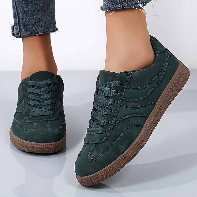 Zapatillas altas para mujer marrón sintético casual para caminar