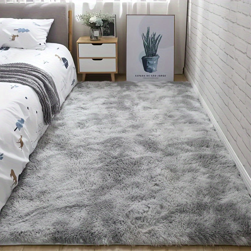 Long-Lasting Tie-Dye Area Rug with Non-Slip Backing, Easy to Clean