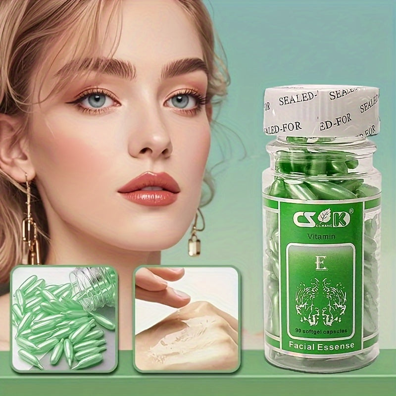 Cápsulas de serum facial con vitamina E 90 unidades Gel hidratante para todo tipo de piel