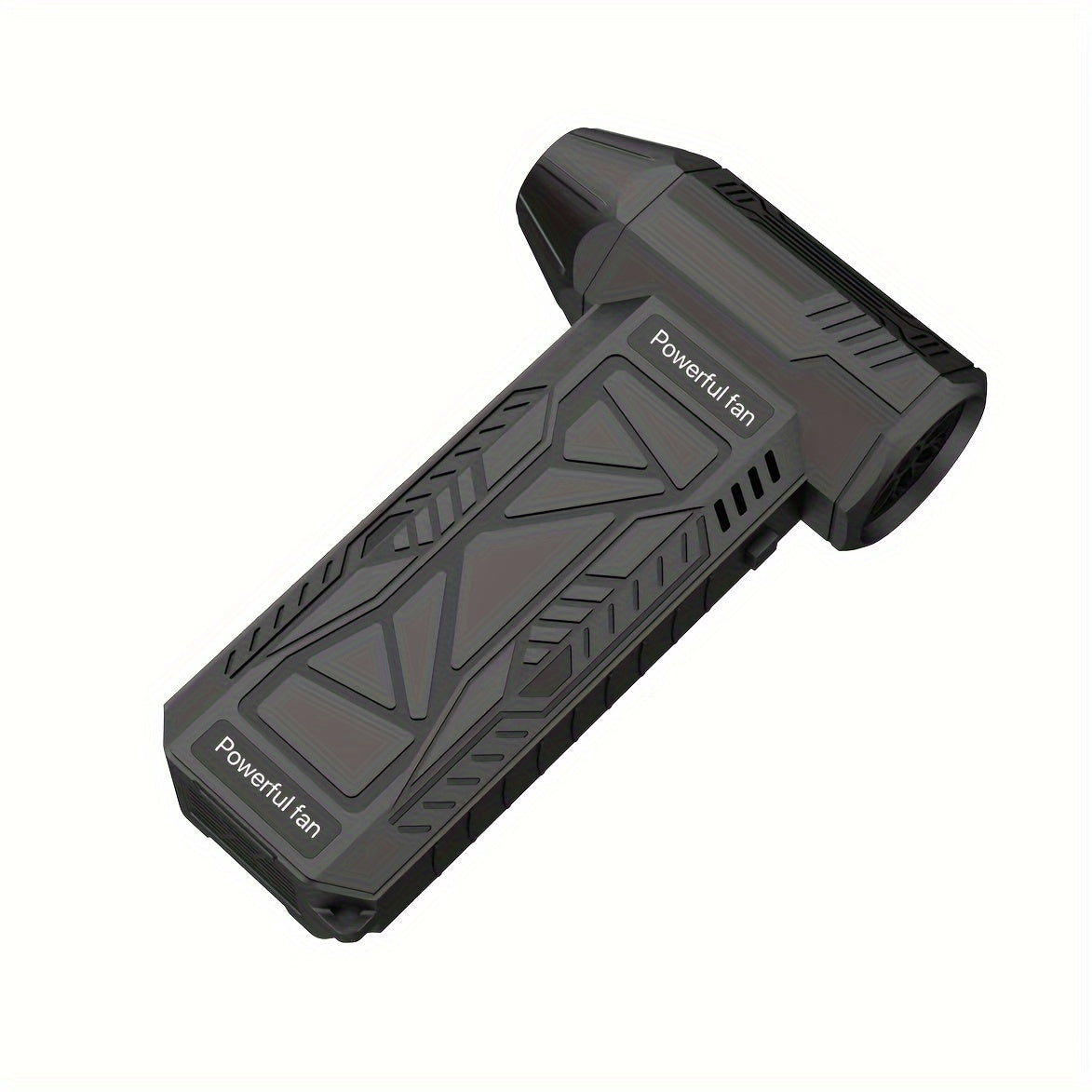 Handheld USB Rechargeable Portable Fan with Digital Display, 13000 RPM, Durable Plastic