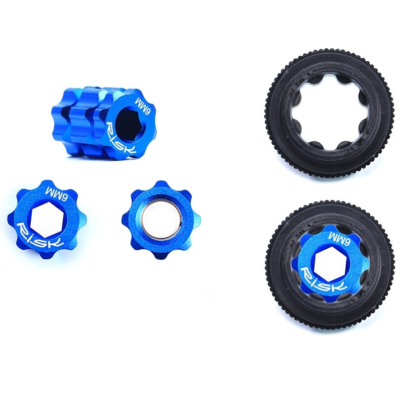 Velosiped asboblar to'plami: Krank chiqaruvchi, qopqoq va qo'l boltlari tog' va yo'l velosipedlari uchun