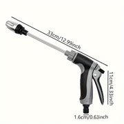 Водяной пистолет с длинной трубой высокого давления и пенопластовым баком для уборки сада, из прочного пластика