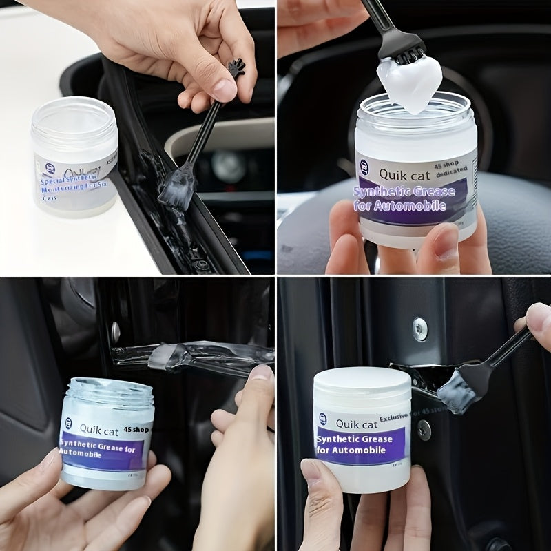 Automotive Grease for Door Tracks Sunroofs Waterproof White Oil