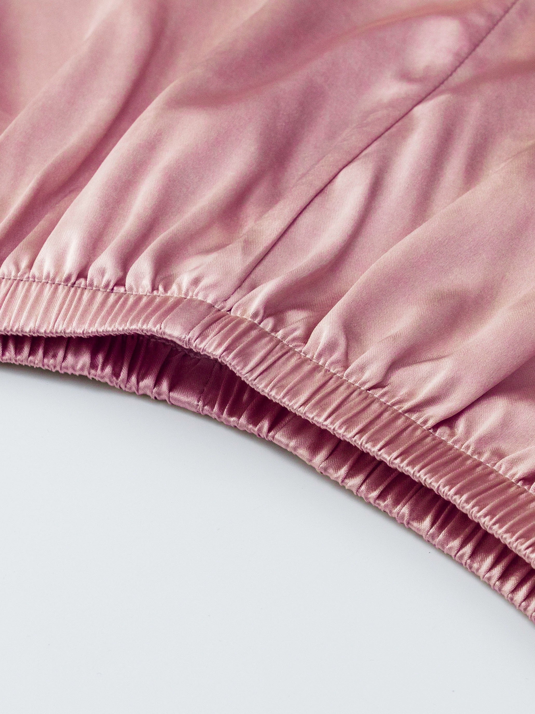 Women's Satin Pajama Set Short Sleeve Button Top Shorts or Pants Casual Sleepwear