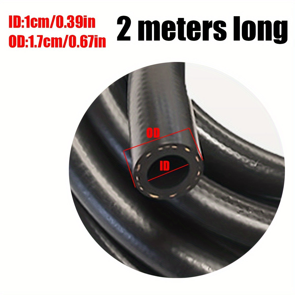 Гибкая топливная шланговая трубка из синтетической резины для малых двигателей, прочные автомобильные запчасти