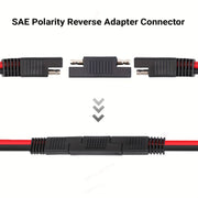 Juego de adaptadores de reversa SAE a SAE, de 4 o 8 unidades, para sistemas de corriente continua de 12V y 24V