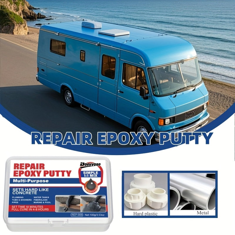 Epoxy Repair Putty Waterproof Metal Plastic Stone Fast-Drying Steel