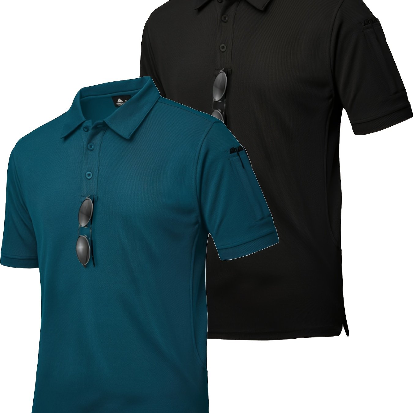 Camisas casuales para hombres, tela transpirable y elástica, verano, botones, color sólido