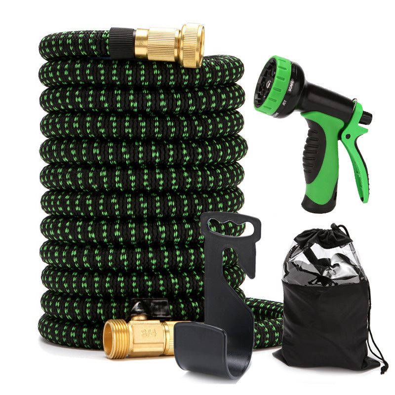 Car Wash Water Pipe Set Telescopic Gardening Water Hose with Gun for Cross-Border E-commerce