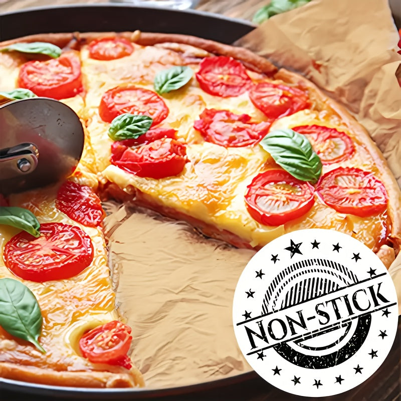 100 dona O'zgaruvchan bo'lmagan pishirish qog'ozlari, yopishmaydigan, ovqat uchun xavfsiz, pech va gril uchun