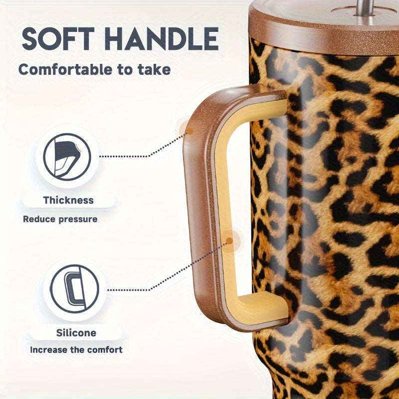 40oz Izolyatsiyalangan zanglamaydigan po'lat sayohat mug, qopqoq va qobiq bilan, issiq sovuq BPA-free