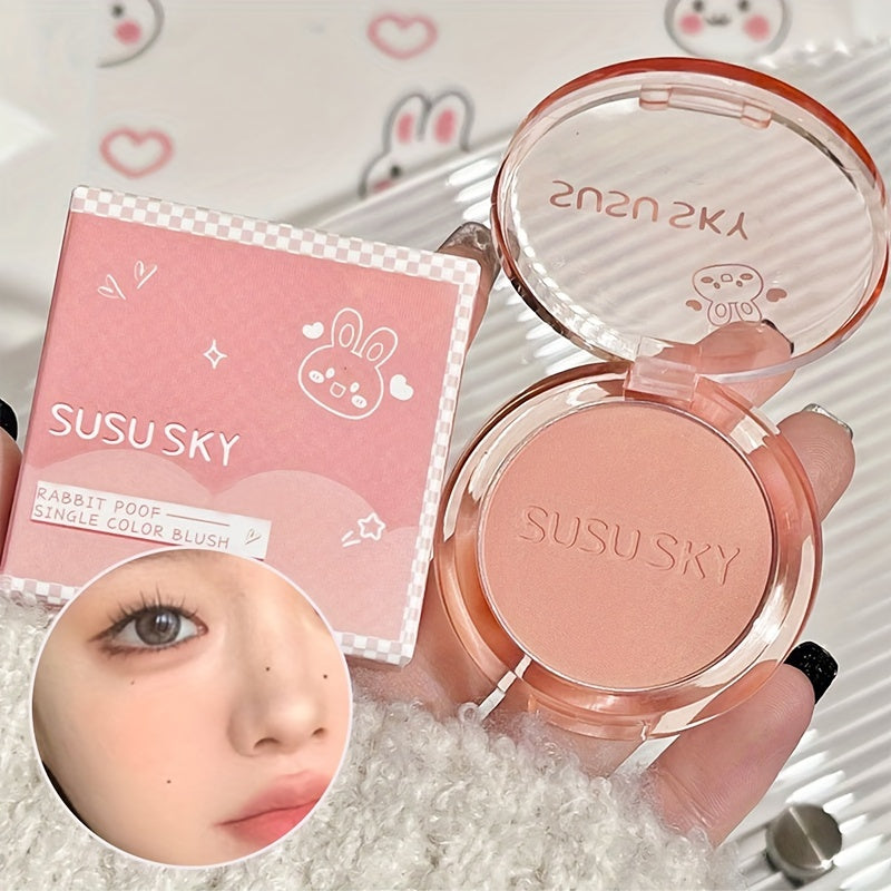 Женский монохромный пудровый румяна среднее покрытие натуральный финиш розово-ягодный красный