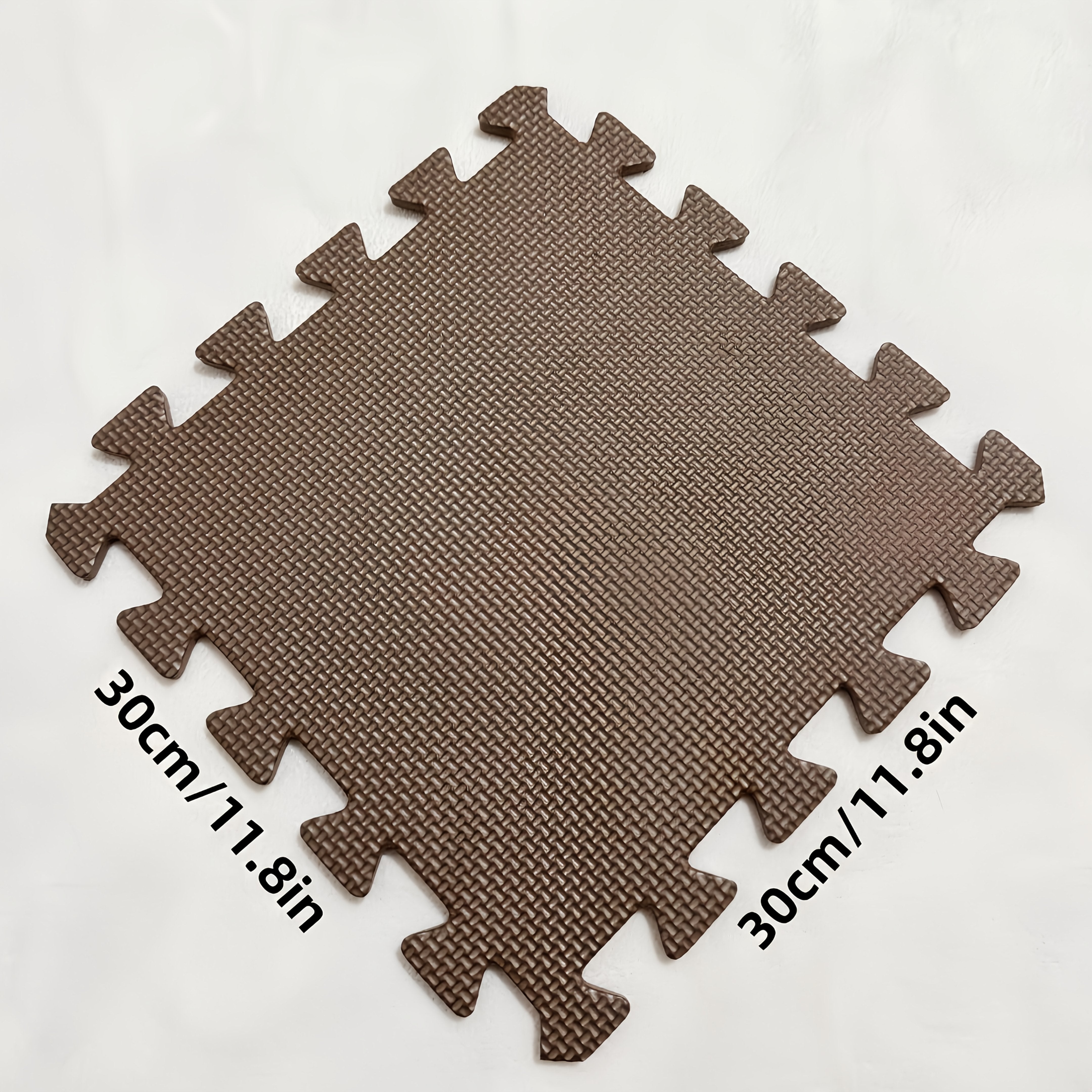 40-tilo O'zaro To'qnashuv Noyob EVA Pol Panelari, Chuqur va Yoga uchun 30x30cm Bej, Pushti, Noyob Ko'k