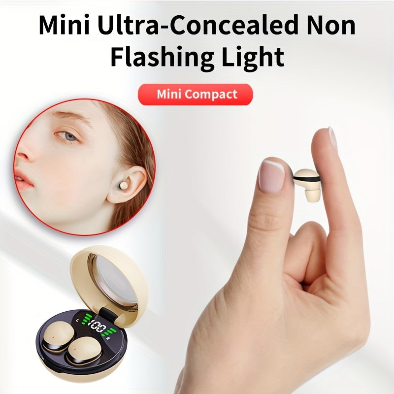 Mini Wireless Earbuds Invisible Bluetooth Headphones with Microphone for Men and Women