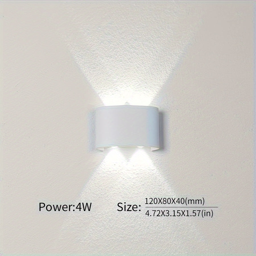 Wall Light with Adjustable Wattage 2W-10W for Indoor and Outdoor Use 85-265V