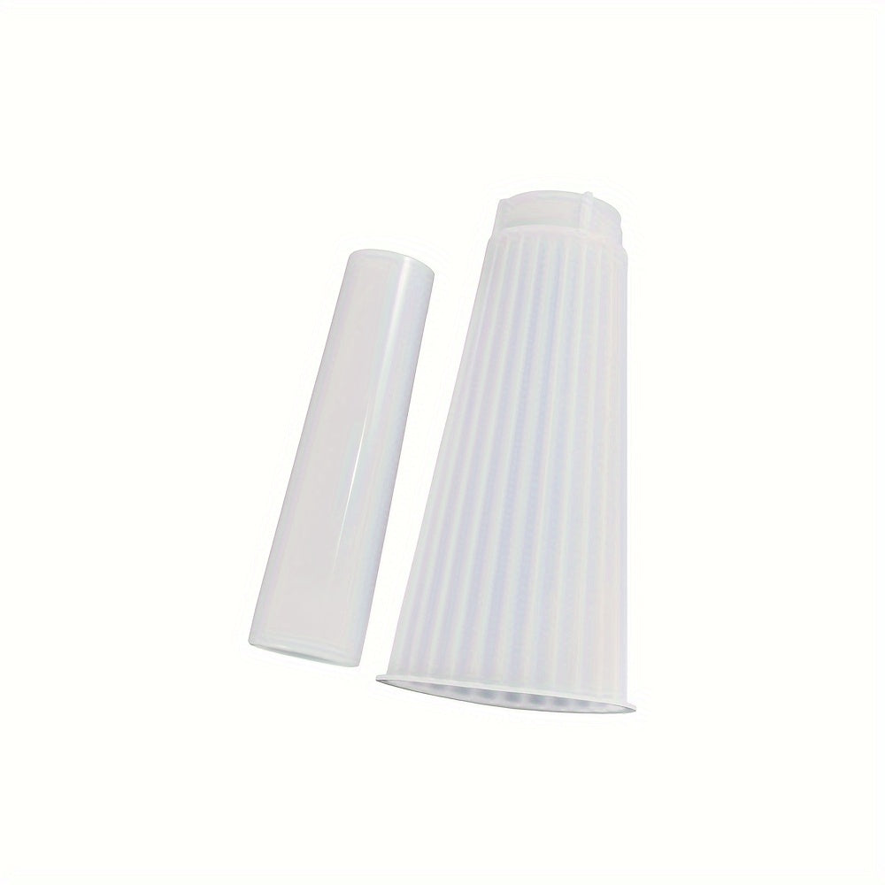 Silicone Mold for Making Striped Flower Vase Aromatherapy Candle Plaster Ornament Pen Holder Resin Decor