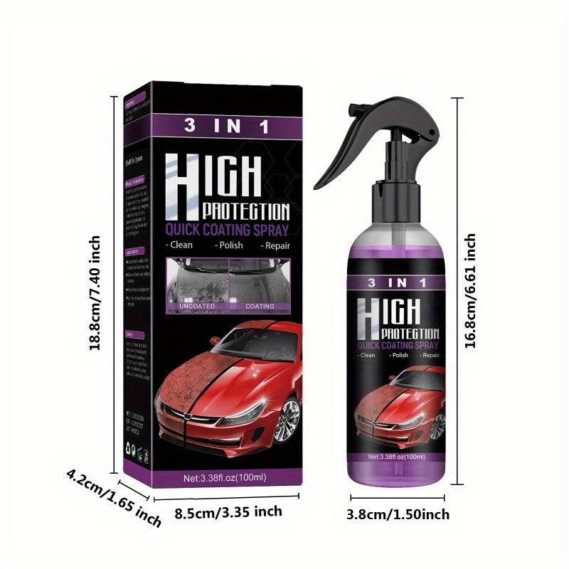 All-In-One Foam Cleaner 2-Pack 100ML Strong Automotive Deep Cleaning