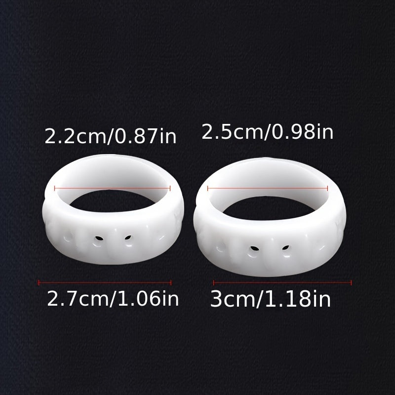 Juego de anillos bloqueadores de prepucio masculino, anillos de bloqueo transpirable anti-caída