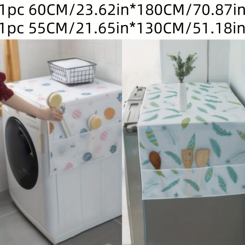 Juego de fundas para electrodomésticos para nevera, lavadora, horno, microondas con bolsa de almacenamiento en color aleatorio