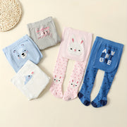 Baby Girls Pantyhose 4/5 Pairs Autumn Winter Warm Soft Knit Cotton