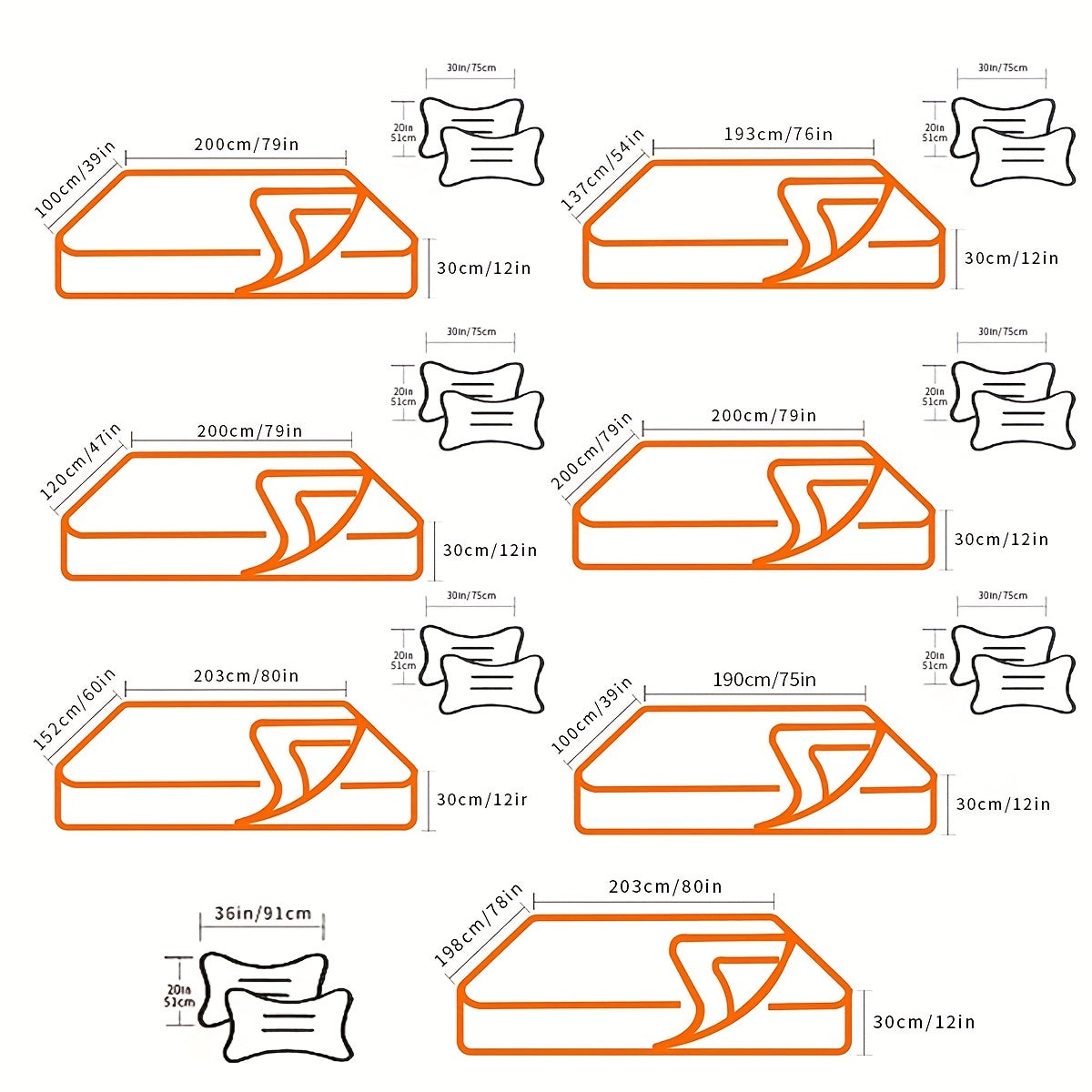 Set of 4 Flower Stitching Print Fitted Sheets Bedding Set Soft Breathable for Bedroom Guest Room Dorm