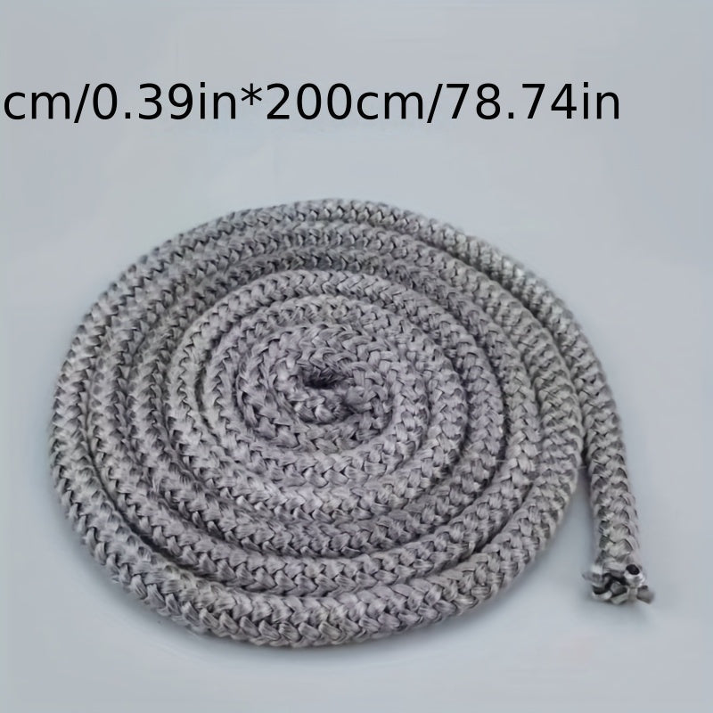 Heat-Resistant Seal Rope Gasket for Wood Stove Doors 6-12mm Sizes 2m Length