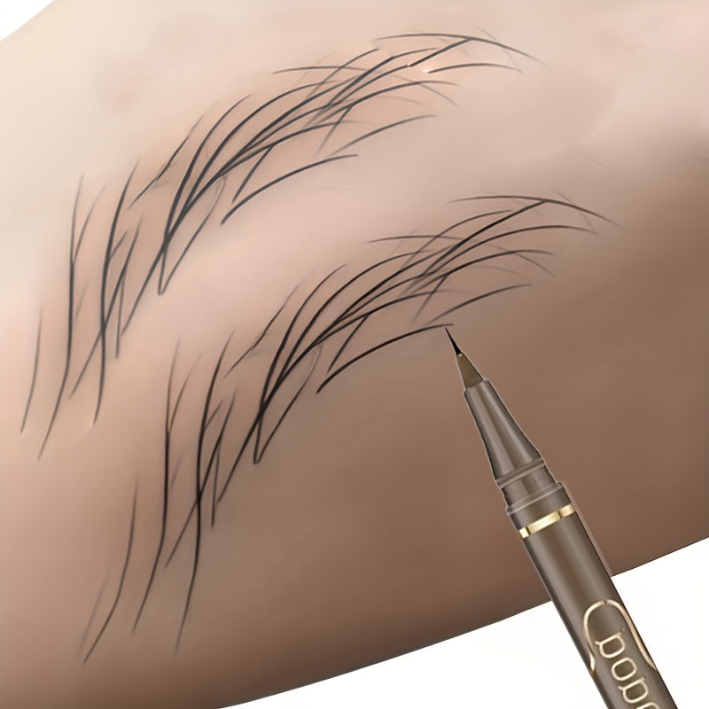 Black Eyebrow Pencil Waterproof Smudge-Proof Long-Lasting for All Skin Types