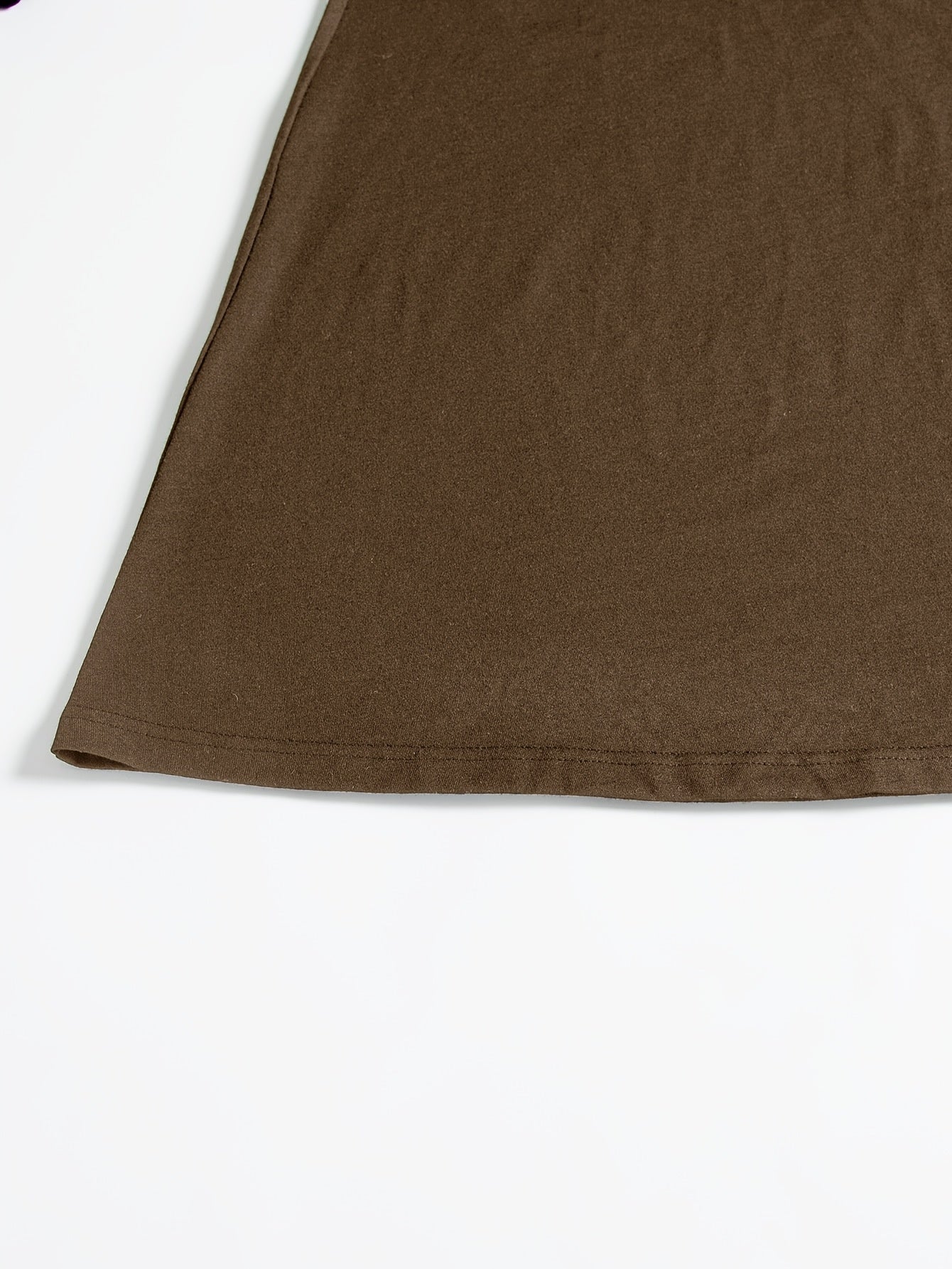 Women's Casual Long Sleeve High Neck Loose Dress Solid Color Polyester Knit