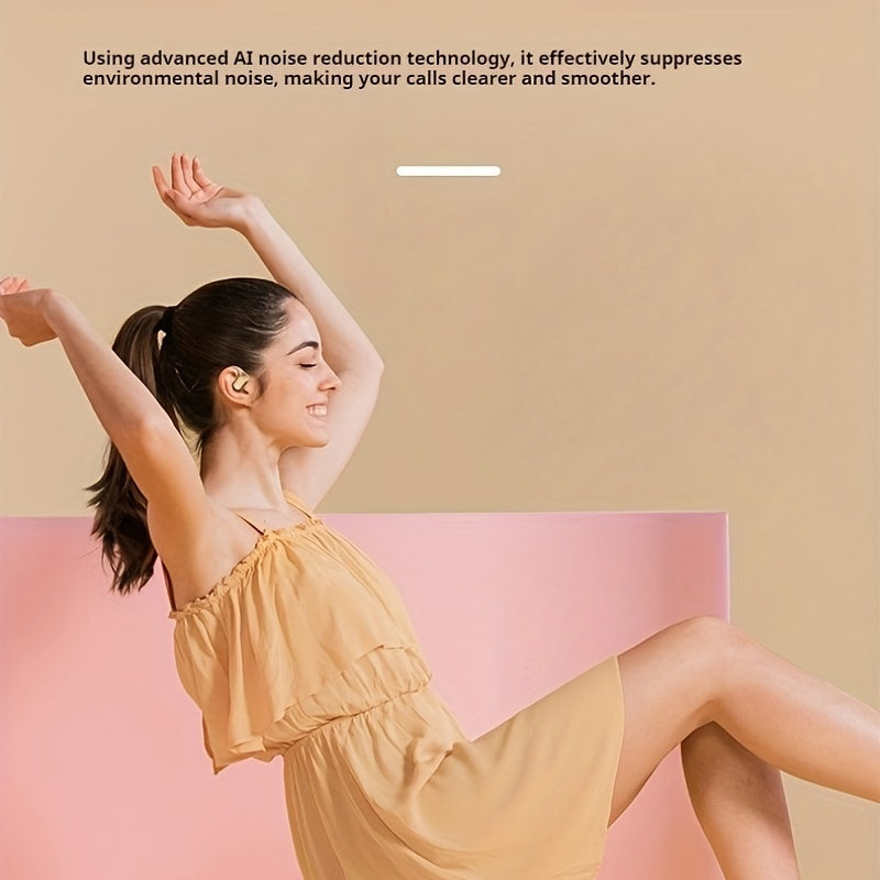 Wireless On-Ear Earbuds with HD Calling and HIFI Bass for Android and iPhone