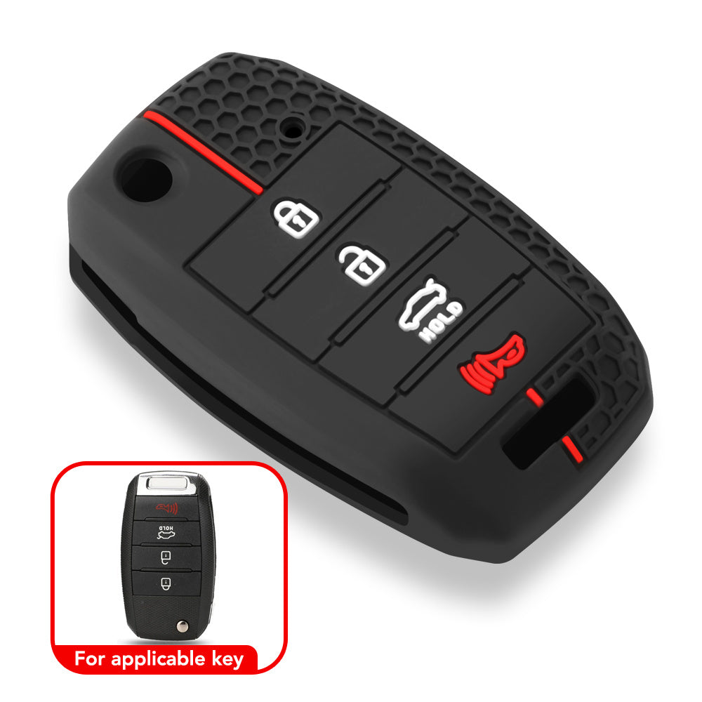 Universal Silicone Car Remote Key Cover Shell for Kia Vehicles