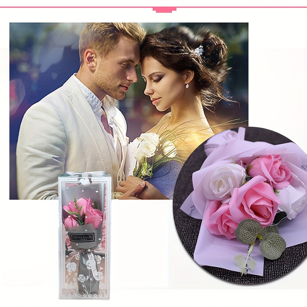 Sun'iy gül buketlari va saqlangan qizil gul sovgʻa qutisi, Sentyabr va maxsus tadbirlar uchun