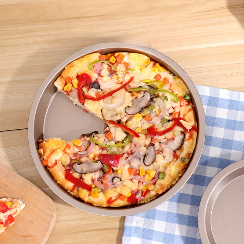 Carbon Steel Non-Stick Round Pizza Plate 15.24 cm for Baking Pizzas and Cakes