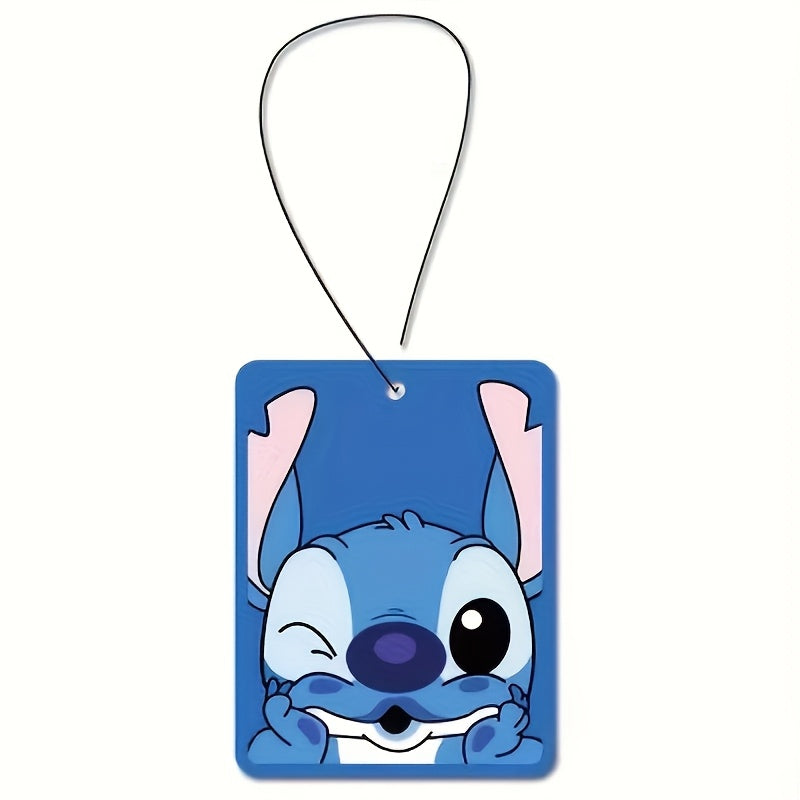 6pcs Cartoon Air Freshener Keychains for Car, Closet, Study Area, Durable Fragrance