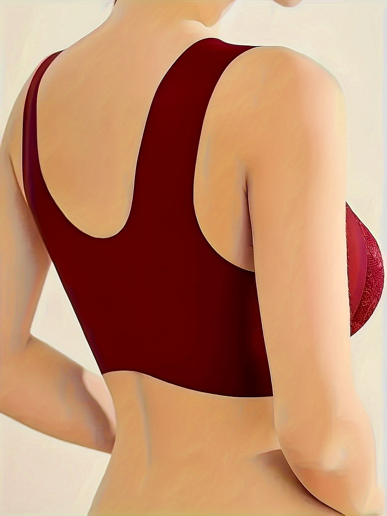 Lace Push Up Bra with Non-Removable Padding Seamless Back Black Polyester Elastane Women