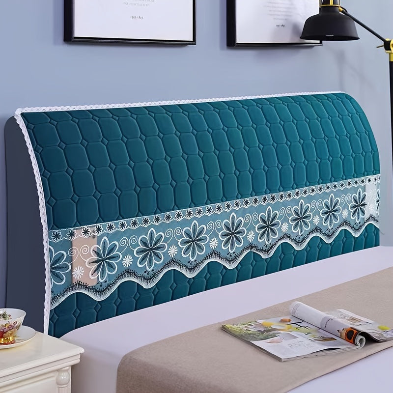 Super Soft Quilted Bed Headboard Cover in Solid Color Dust and Stain Protector
