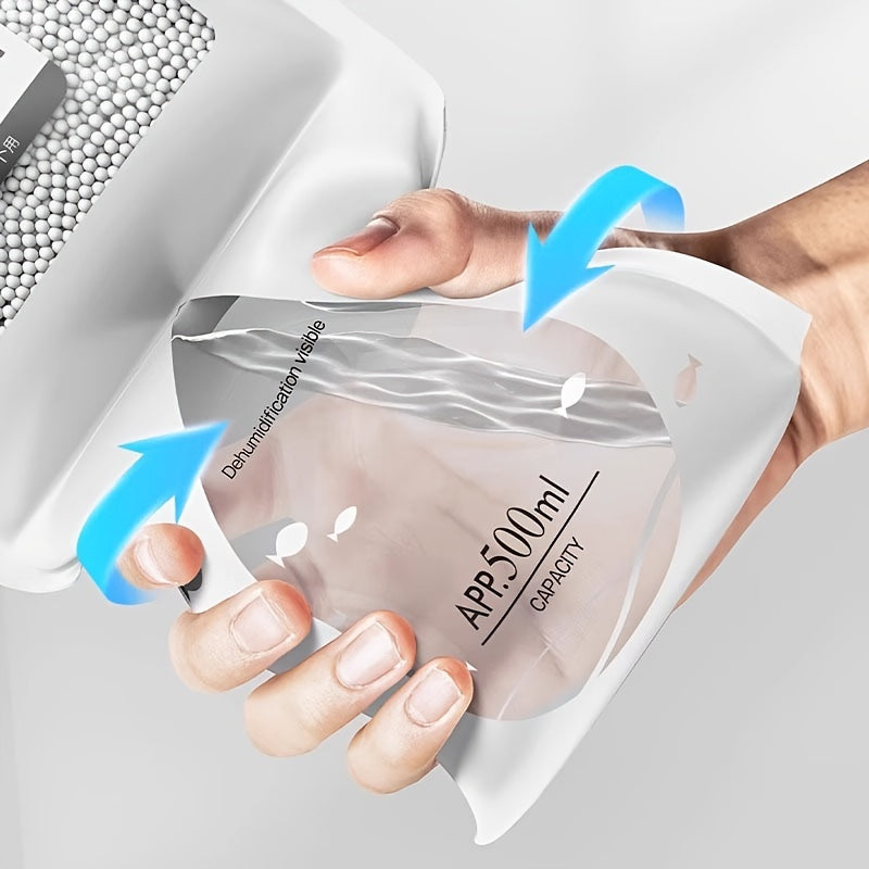 Осушитель мешок 16,91 унций, поглощающий влагу, многоразовый для шкафов и гардеробов