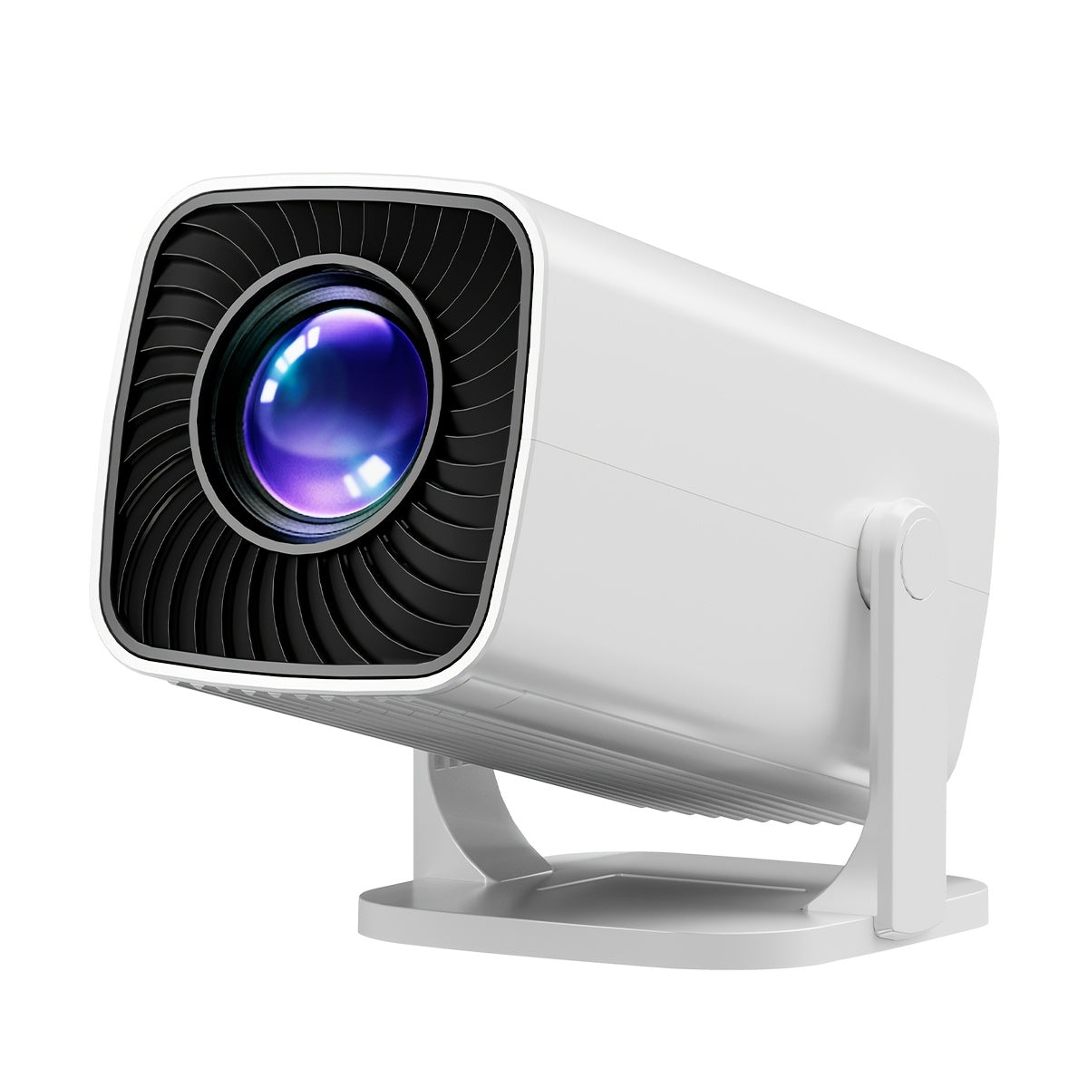 Mini 3D Projector with Rotatable Mount, HDMI USB AV Compatible for Home and Office