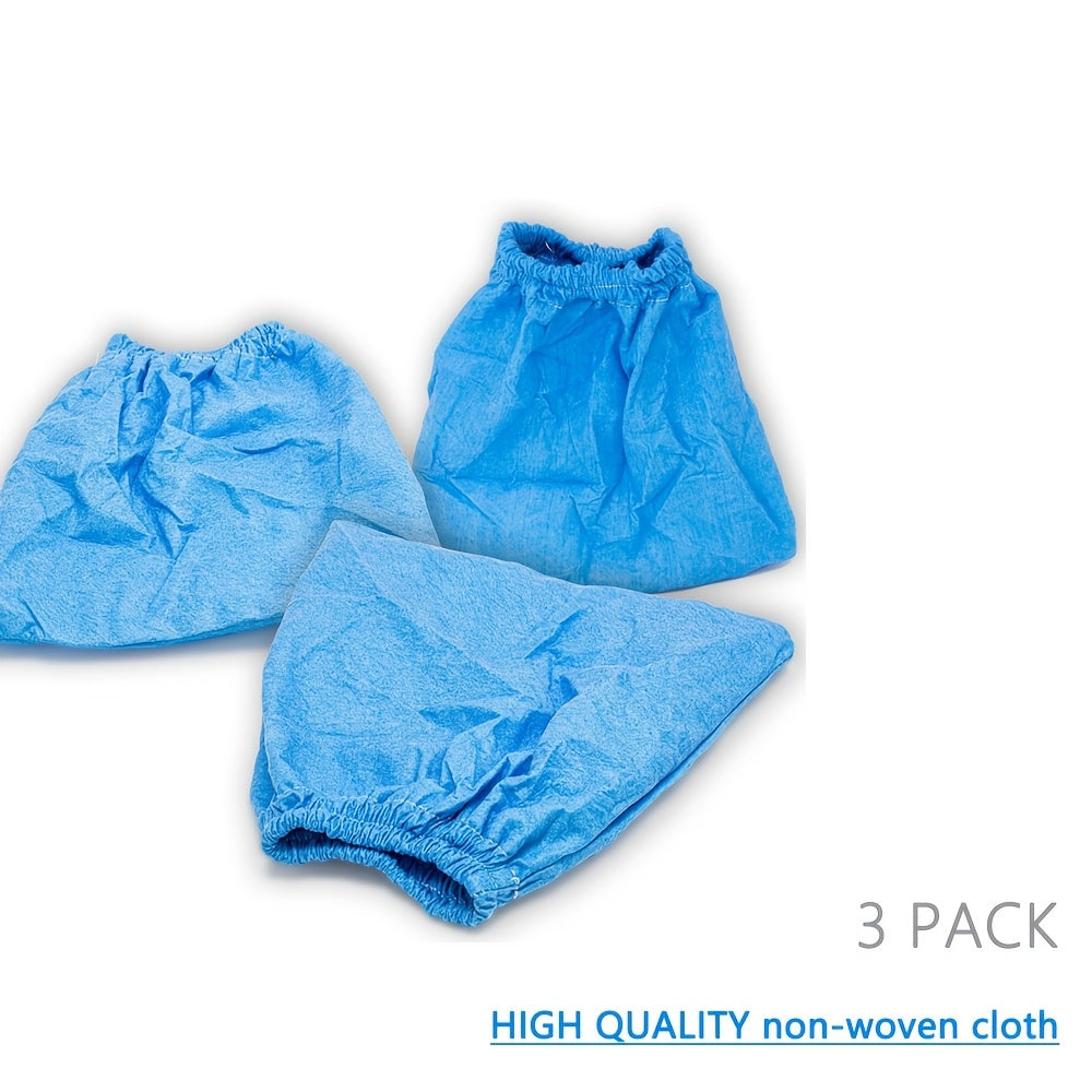 Set of 3 Fabric Vacuum Filters for Compatible Vacuums Easy to Clean