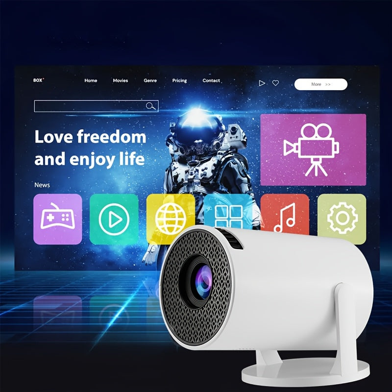 Mini Portable Home Theater Projector with WiFi and USB Connectivity