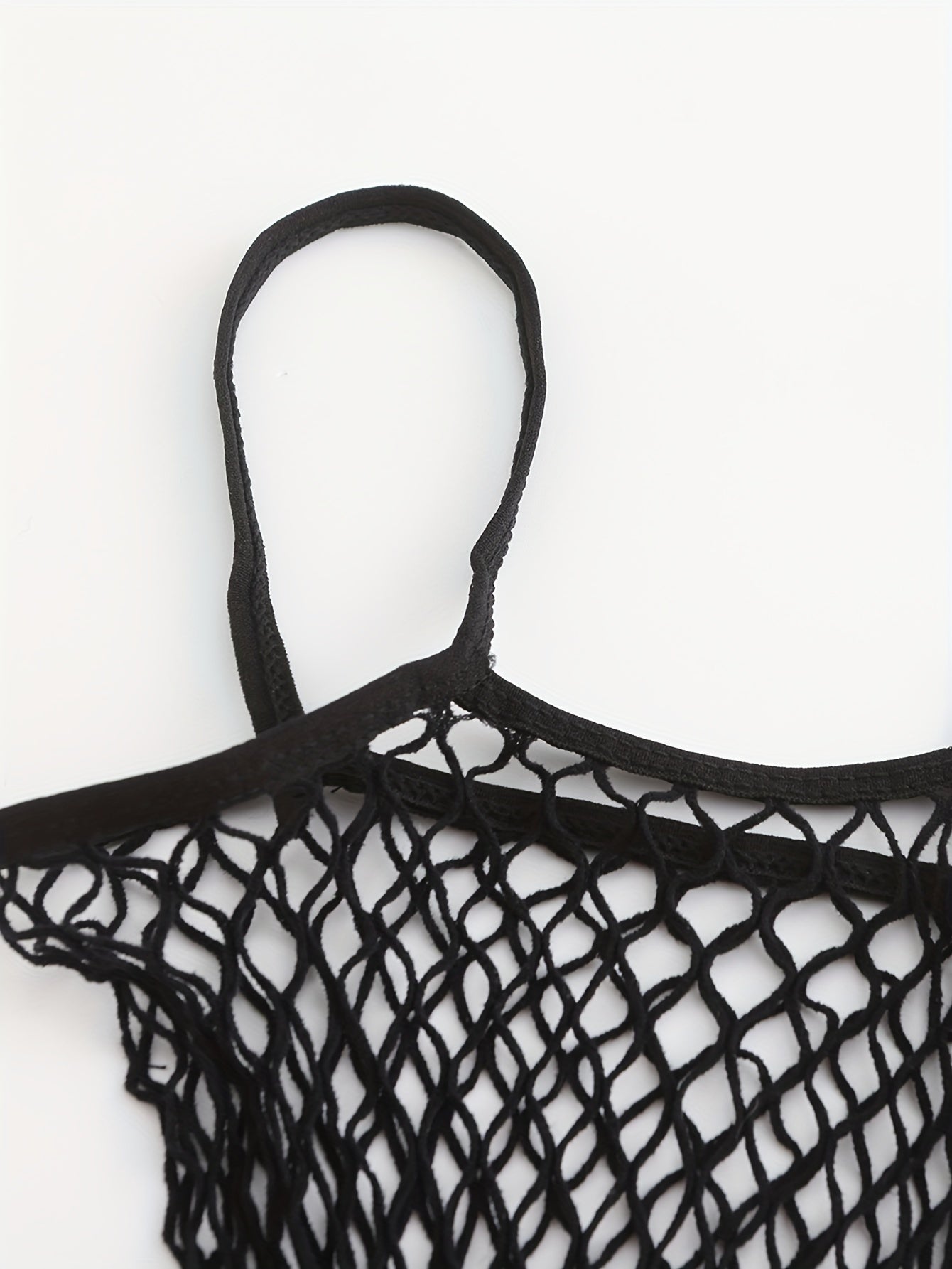 Women’s Sheer Fishnet Bodystocking with Open Crotch and Sleeveless Design