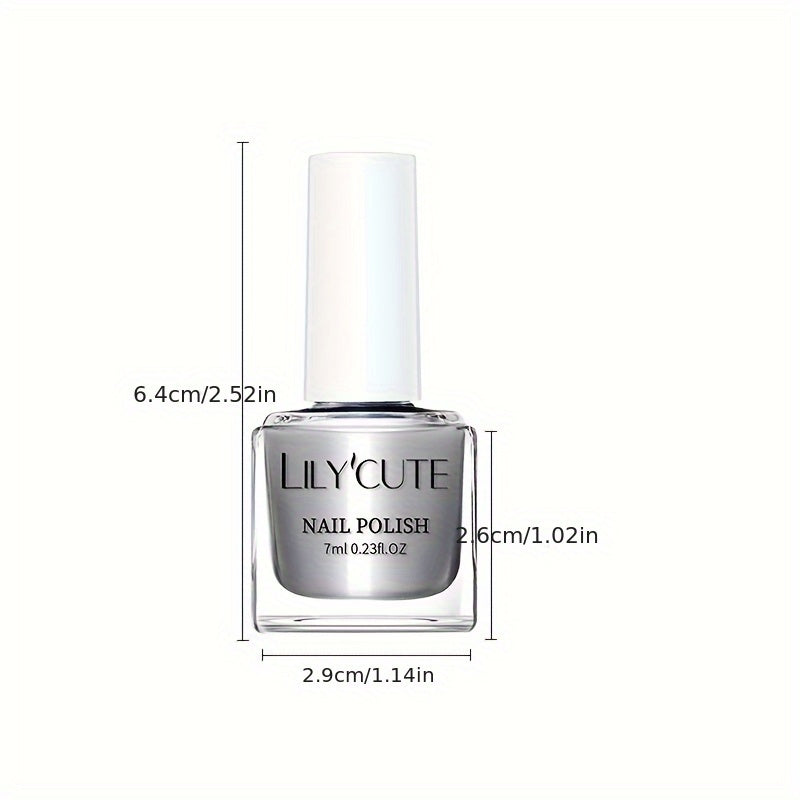 Women Metallic Nail Polish 7ml Bright Mirror Effect No Lamp Needed